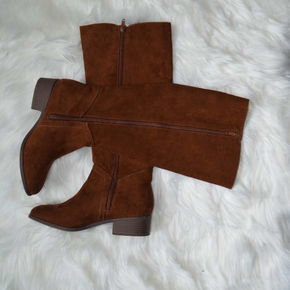 Universal Thread High Boots Size 8 Microsuede - image 5
